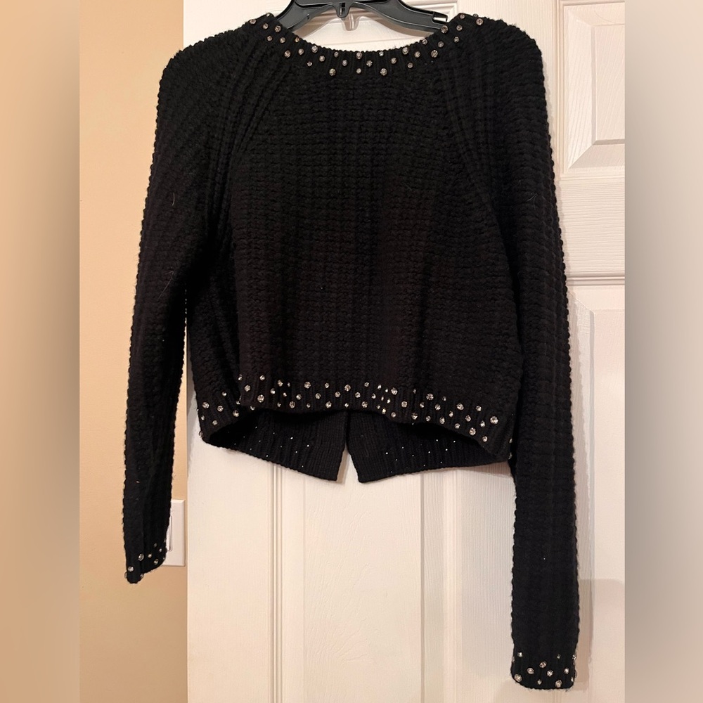 Black Studded Sweater BASH